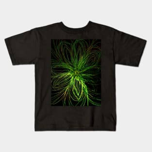 A flower that glows in the dark Kids T-Shirt